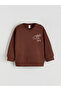 Özmarka New Season Bow Printed Girls' Sweatshirt - 4