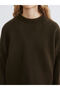 Crew Neck Women's Knitwear Sweater - 3