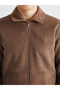 Regular Fit Long Sleeve Stamped Men's Shirt Jacket - 3