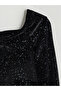 Esvab • Modern & Distinctive Square Collar Velvet Girls' Dress - 5