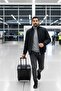 جاكيت رجالي شتوي مضلع-بجاكيت مبطن ببطانة داخلية من الفرو-معطف بإكسسوار معدني ورقبة عالية - 5