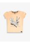 Graphic Print Round Neck Fashion T-shirt