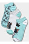 3 Pack Printed Ankle Length Socks - 3