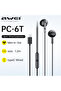 PC-6T Wired Type-C In-Ear Earphones with Mic - 2