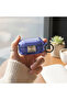 حافظة CaseOnn Galaxy Buds FE - حافظة Buds Core شفافة مع قفل أمان باللون الأزرق