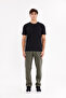 Comfortable Fit Sweatpants with Straight Legs, Elastic Waistband with Zipper Pockets on the Sides. - 5