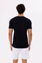 Crew Neck Relaxed Fit Soft Textured Front Printed Short Sleeve T-Shirt - 4