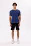 Soft Textured Stretchy Crew Neck Comfortable Fit Plain Form Short Sleeve T-Shirt