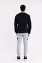 Double Striped Detail Lace-Up Rubber Waist Super Cotton Comfortable Fit Ankle Ribbed Sweatpants - 8