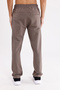 Comfortable Elastic Waist Color Striped Detail Straight Leg Comfortable Fit Transitional Sweatpants - 3
