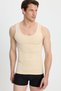 Men's super Slim Fit extra slim fit elastic skin color tank top corset - 6