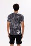 Modern Print Detailed Lightweight Jersey Fabric Comfortable Fit Crew Neck T-Shirt - 4
