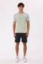 Crew Neck Front Print Detail Comfortable Fit Short Sleeve T-Shirt