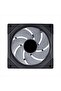 Lian Li UNI Fan SL-Infinity 120 - Triple Pack (Reverse Blade) ARGB Fan-Daisy-Chain Design-Infinity Mirror-Cable Management-Customizable Lighting Effects w/Controller- Black (12RSLIN3B) - 5