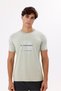 Crew Neck Front Print Detail Comfortable Fit Short Sleeve T-Shirt - 7