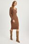 Knitwear Glitter V-Neck Dress - 3