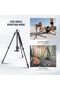 77-Inch Tripod, Camera Tripod for DSLR, 2-in-1 Compact Aluminum Tripod Monopod with 360 Degre - 5