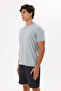 تي شيرت من القطن المرسيريزد برقبة دائرية وأكمام قصيرة ومريح - 2