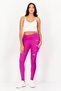 Women Dri Fit Brand Logo Running Leggings, Purple - 4