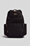 Burjuva Black Mother Baby Care Bag - Backpack with Luggage and Stroller Hangers