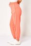 Women Loose Fit Embroidered Logo Outdoor Sweatpants, Dark Peach - 3
