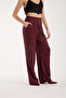 Women's Baggy Pants - Loose Pants with Pockets and Front Folding - 6