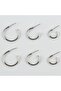 Mtxdpn 6Pcs Thick Blank (175323) Ring-Silver Color - 2