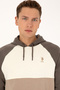 Men's Regular Fit Hooded Mink Sweatshirt 50308130-Vr052 - 2