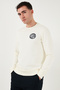 U.S. Polo Cotton Regular Fit Logo Crew Neck Sweat Men's Sweat G081Gl0822237377 - 3
