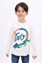 Boy's Printed Crew Neck Long Sleeve T-Shirt