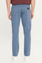 Texas Slim Fit Slim Fit Narrow Leg Cotton Stretch Blue Pants - 4