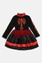 Kids Girl Day Of The Dead Senorita Costume, Black - 3
