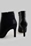 Pine Cone K202 Women's Pointed Toe Heeled Zippered Casual Boots - 4