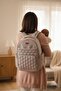 Burjuva Gray Mother Baby Care Bag - Backpack with Luggage and Stroller Straps - 8