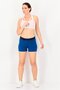 Women Tight Fit 3 Inseam Training Shorts, Blue - 4