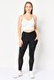 Women Sportswear Fit Running Leggings, Black - 4