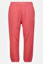 Women Plus Size Embroidered Logo Outdoor Sweatpants, Dark Pink - 2