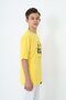 Boy's Printed Crew Neck Short Sleeve T-Shirt - 7
