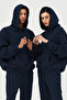 Unisex 3 Yarn Sha Fleece-Lined Sweatshirt Set Suitable for Couples to Use (Single)