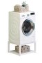 Metal Washer and Dryer Riser under Washing Machine Shelf - 5