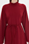 Women's Turtleneck Spanish Sleeve 2 Thread Maxi Length Dress - 7