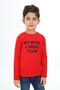 Boy's Printed Crew Neck Long Sleeve T-Shirt