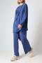 Sandy Draped Asymmetric Tunic & Pants Two-Piece Set – Elegant Everyday Chic