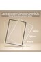Tree Rings Pattern White Metal Framed Glass Table /S - 5