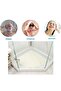 Shower Mat Non-Slip Bath Mat Corner Shower with Suction Cups Drain Hole Latte 54X54 cm M-162 - 3