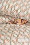Capella Duvet Cover Set Double Elastic Fitted Sheet (200X220 cm) Salmon - 4