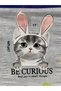 Iron-On 3D Cat Print T-Shirt Printing Applique Armament Transfer Printing 16x11