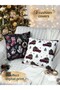 2 Pieces Cushion Cover 43X43 cm Digital Printing New Year's Eve New Year Christmas Concept New Year Christmas