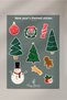 New Year Themed Sticker Set - 6 Pieces / Agenda, Notebook, Bullet Journal, Scrapbook - 6