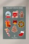 New Year Themed Sticker Set - 6 Pieces / Agenda, Notebook, Bullet Journal, Scrapbook - 5
